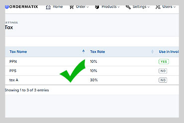 multi tax online ordering system